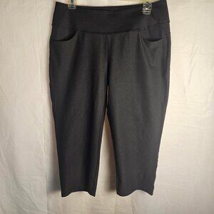 Puma Golf Crop Pants Womens 1X Black Stretch 533017 01